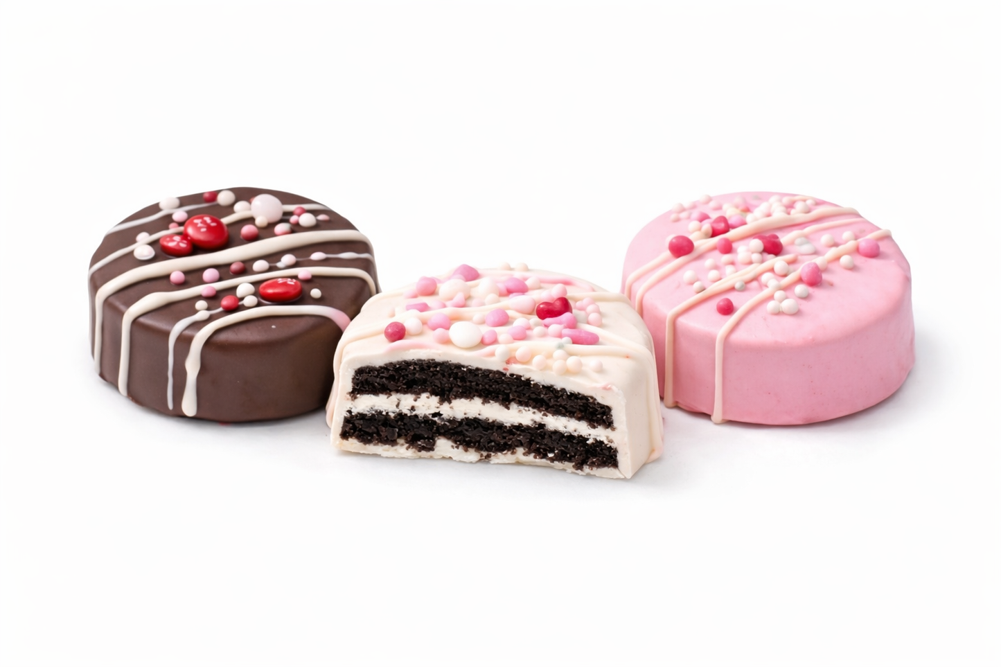 Valentine Chocolate Covered Oreos